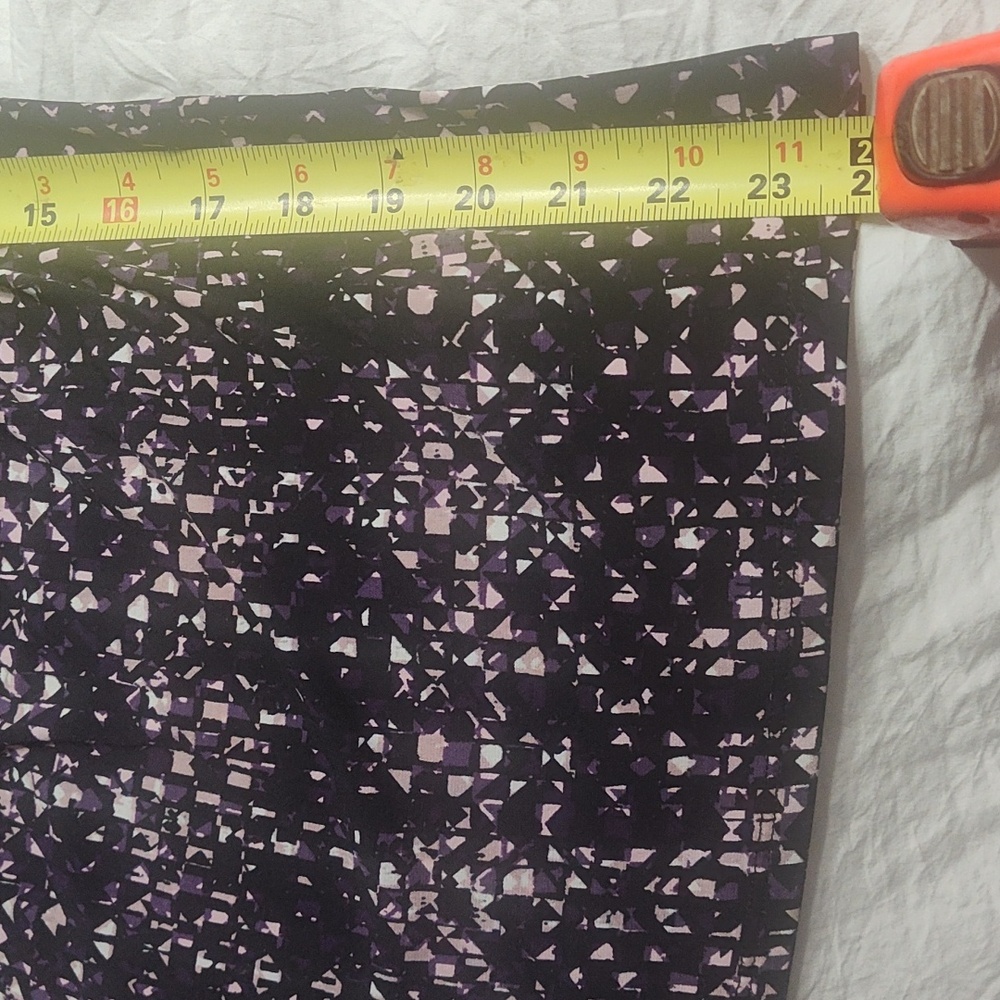 Ivanka Trump Call Nick Asymmetrical Sleeveless Black White And Purple Top Size S - Picture 6 of 9
